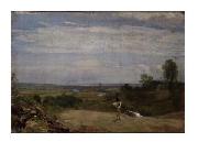 John Constable Summer morning: Dedham from Langham Sweden oil painting artist